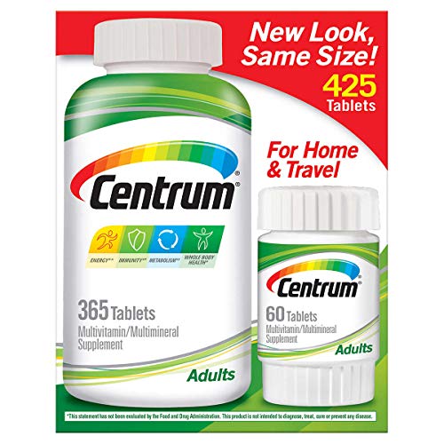 Centrum Adults Multivitamin Multimineral Supplement: 425 Tablets