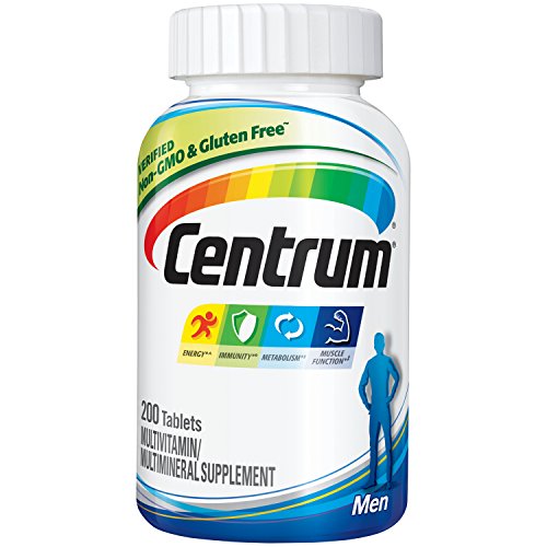 Centrum Men (200 Count) Multivitamin / Multimineral Supplement Tablet, Vitamin D3
