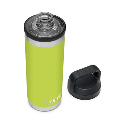 YETI Rambler 18 oz Bottle, Vacuum Insulated, Stainless Steel with Chug Cap, Chartreuse