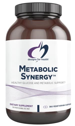 Designs for Health Metabolic Synergy - Multivitamin and Mineral Supplement with Chromium, Zinc, Selenium, R-Lipoic Acid, Vitamins + More (360 Capsules)