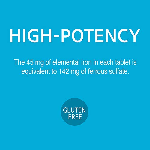 21st Century Slow Release Iron Tablets, 60 Count (Pack of 3)