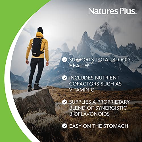 NaturesPlus Hema-Plex Iron - 60 Fast-Acting Softgels, Pack of 3 - 85 mg Elemental Iron + Vitamin C & Bioflavonoids for Healthy Red Blood Cells - Vegan, Gluten Free - 60 Total Servings