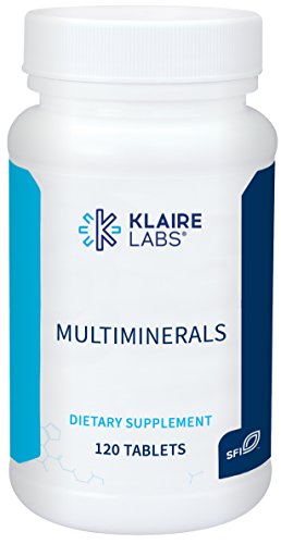 Klaire Labs Mineral-Only Complex - TRAACS Multimineral Formula, Chelated & Hypoallergenic Blend with No Iron (120 Tablets)