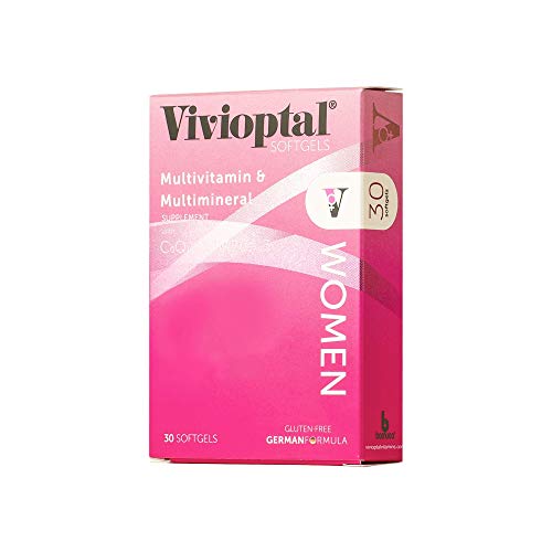 Vivioptal Women 30 Capsules - Multivitamin & Multimineral Supplement - CoQ10 & Omega 3