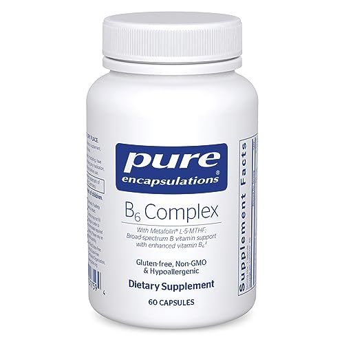 Pure Encapsulations B6 Complex | Vitamin B6 Supplement to Support Cellular, Cardiovascular, Neurological, and Psychological Health*