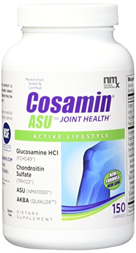 Nutramax Cosamin® ASU Joint Health Supplement with Glucosamine, Chondroitin & ASU for Men’s & Women's Joint Health, 150 Capsules