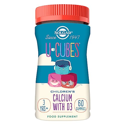 Solgar U-Cubes Children's Multi-Vitamin & Minerals , 60 Gummies - 2 Great-Tasting Flavors , Orange & Cherry - Ages 2 & Up - Non GMO , Gluten Free , Dairy Free - 30 Servings