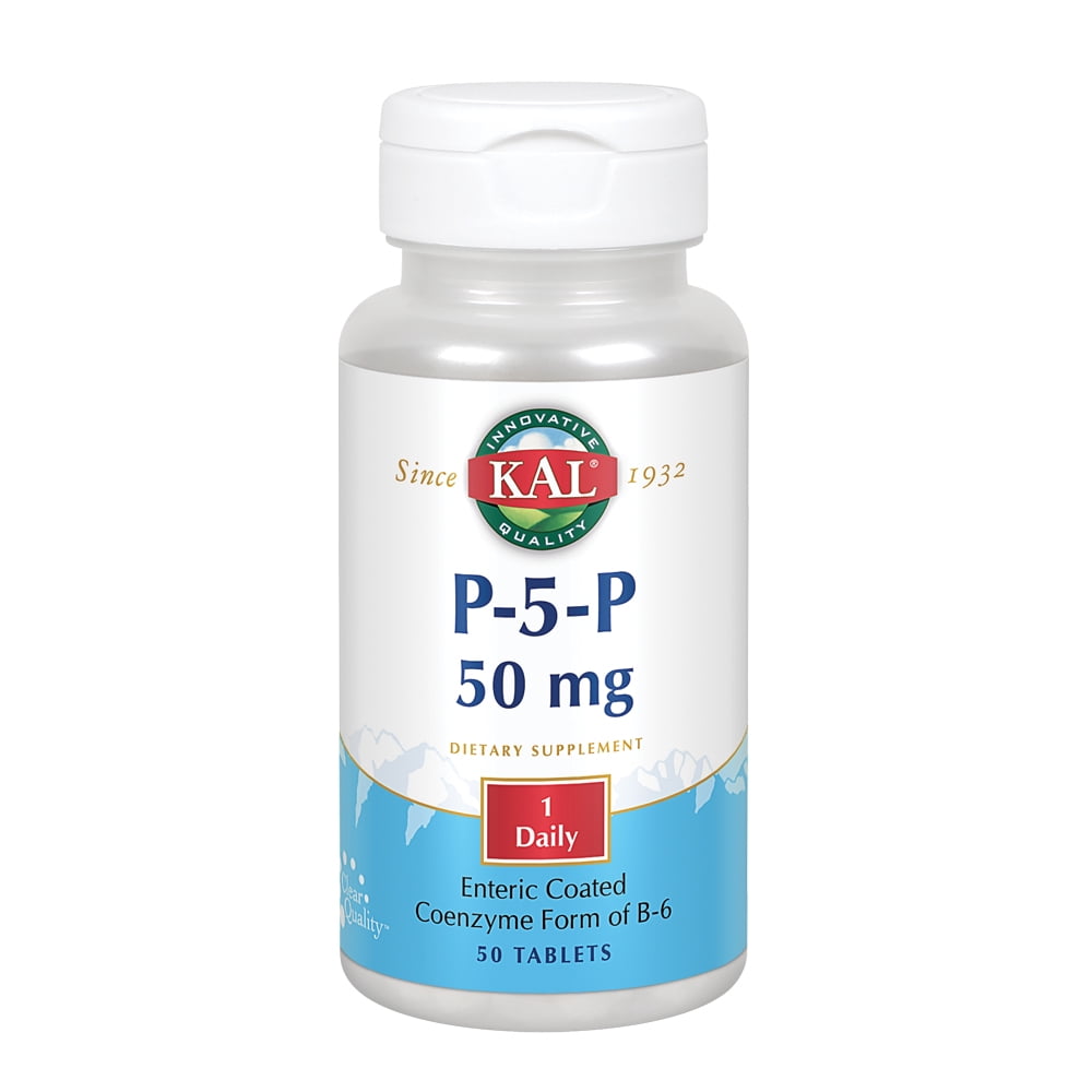 Kal 50 Mg B-6 Pyridoxal-5-phosphate Tablets, 50 Count