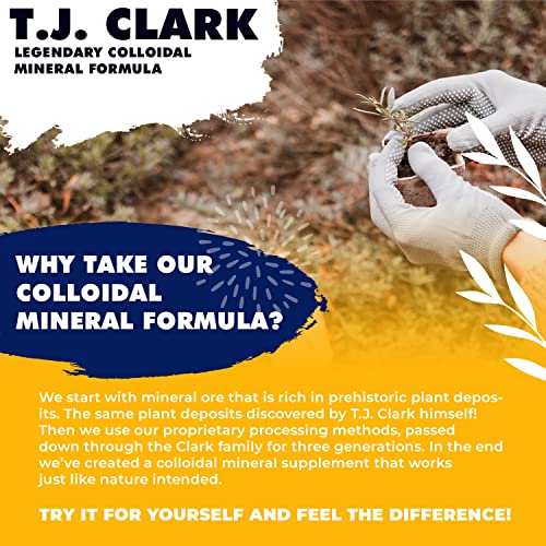 T.J. Clark Legendary Colloidal Mineral Formula 32 fl. oz. (3 Pack) by T.J. Clark
