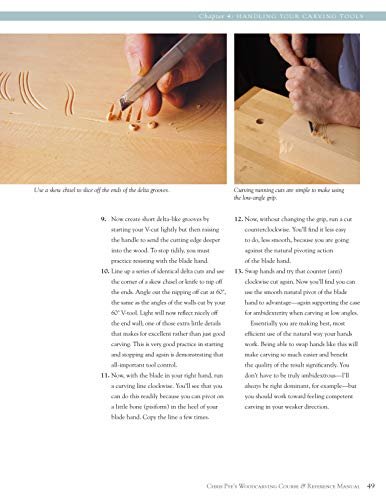 Chris Pye's Woodcarving Course & Reference Manual: A Beginner's Guide to Traditional Techniques (Fox Chapel Publishing) Relief Carving and In-the-Round Step-by-Step (Woodcarving Illustrated Books)
