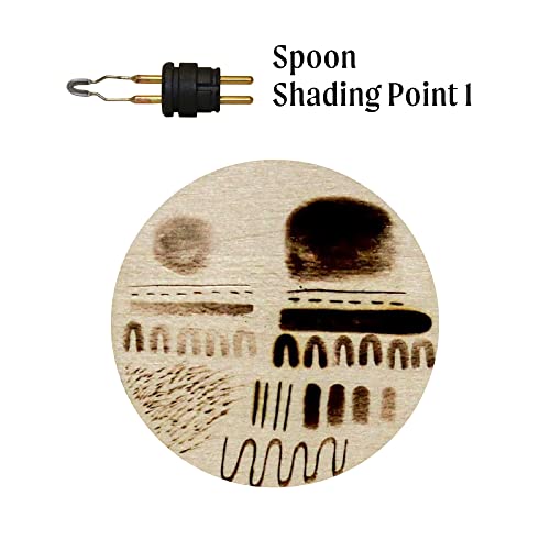 Walnut Hollow Wire Tip Woodburning Tool Expansion Set, 4 Tips, Black