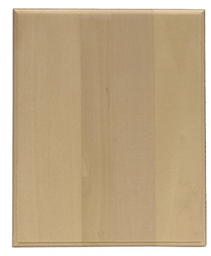 Walnut Hollow 1828 Basswood Rectangle Plaque, 8 x 10 x 0.75 for Woodburning, Painting and Chip Carving