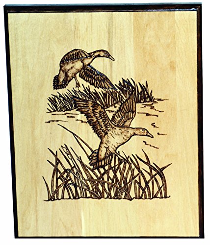 Walnut Hollow 1828 Basswood Rectangle Plaque, 8 x 10 x 0.75 for Woodburning, Painting and Chip Carving