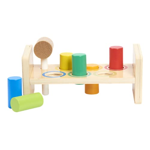 Early Learning Centre Wooden Stacking Rings, Hand Eye Coordination