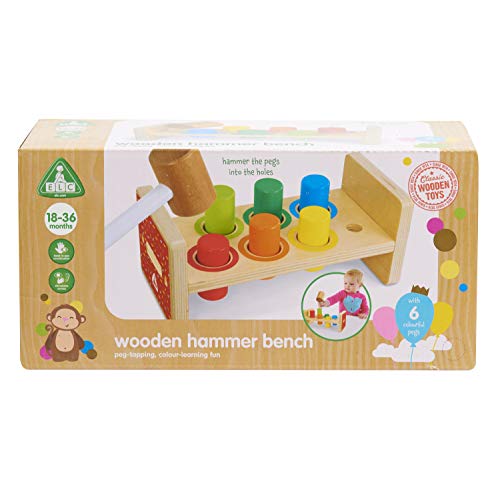 Early Learning Centre Wooden Stacking Rings, Hand Eye Coordination