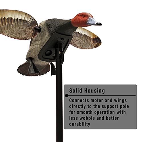 MOJO Outdoors Elite Series Diver Spinning Wing Duck Decoy, Duck Hunting Gear and Accessories, Redhead,One Size,HW2492