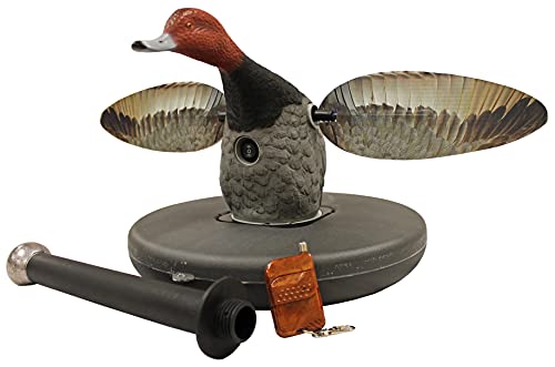 MOJO Elite Series Floater Spinning Wing Duck Decoy for Duck Hunting, Redhead