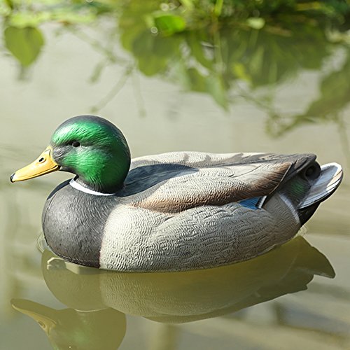RioRand Highly Realistic Plastic Male Duck Garden Decor Hunting Decoy