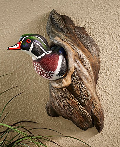 Wild Wings Wood Duck in Tree Wall Sculpture by Phil Galatas