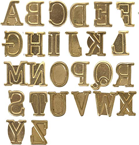 Walnut Hollow Hotstamps Uppercase Alphabet Branding and Personalization Set for Wood and Other Surfaces (Pack of 3)