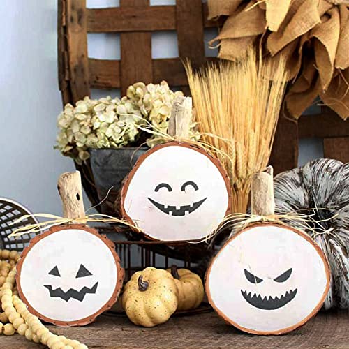 SENMUT Wood Slices 20 Pcs 3.51-4.1 inch Unfinished Wood Rounds Christmas Wood Ornaments for Crafts Wood Kit Wooden Circles Wood Coasters Natural Wooden Slices Craft Supplies for Painting