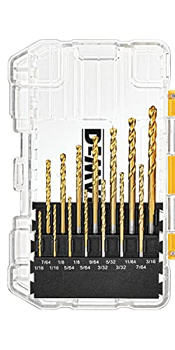 DEWALT Mechanics Tool Set, 192-Piece with Titanium Drill Bit Set, Pilot Point, 21-Piece (DWMT75049 & DW1361)