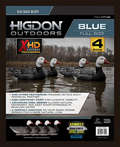 Higdon Outdoors Full Size Goose Floater Decoy, Blue