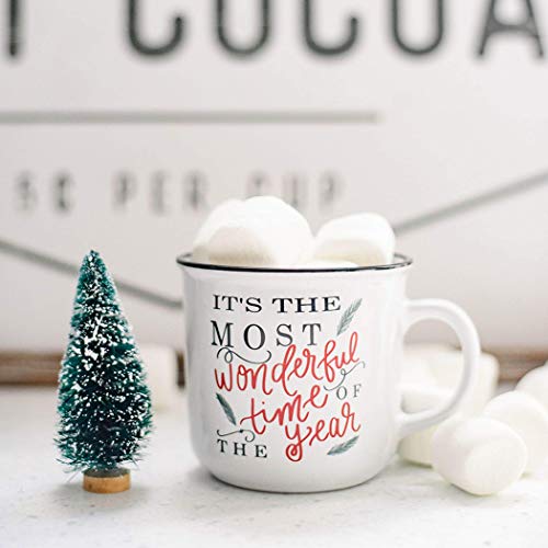 Sweet Water Decor Christmas Coffee Mug | 16oz Campfire Style Ceramic Mug | Seasonal Christmas Mugs for Women, Coworkers, & Hot Chocolate