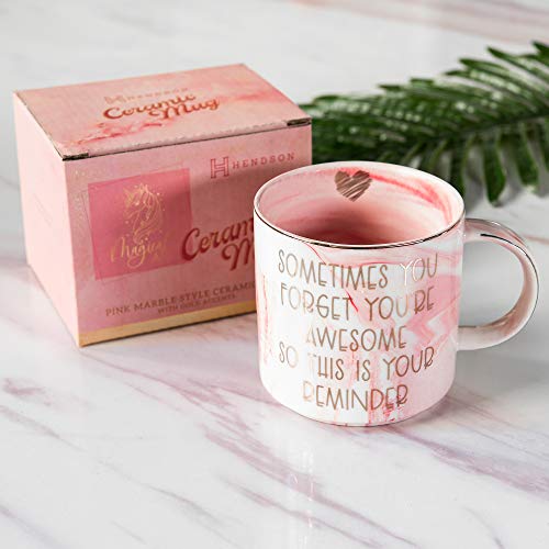 Thank You Gifts for Women - Funny Ceramic Coffee Cup