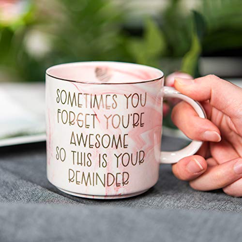 Thank You Gifts for Women - Funny Ceramic Coffee Cup
