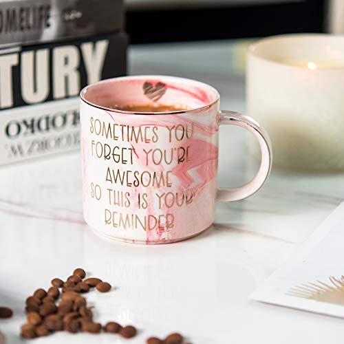 Thank You Gifts for Women - Funny Ceramic Coffee Cup