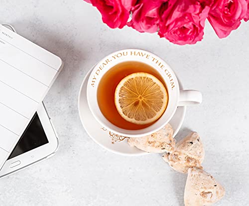 Harry Potter Grim Ceramic Teacup and Saucer Set