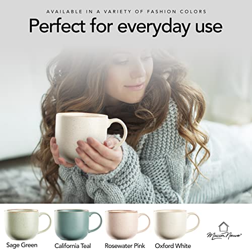 Hand Crafted Ceramic Stoneware Riverside 4-Piece Mug Set