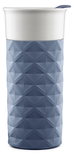 Ello Ogden 16 oz Ceramic Travel Mug - Blue