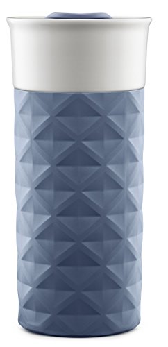 Ello Ogden 16 oz Ceramic Travel Mug - Blue