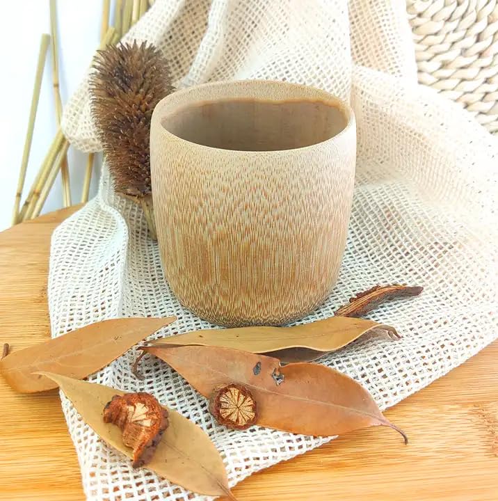 Eco-Friendly Bamboo Travel Mug and Tea Cup