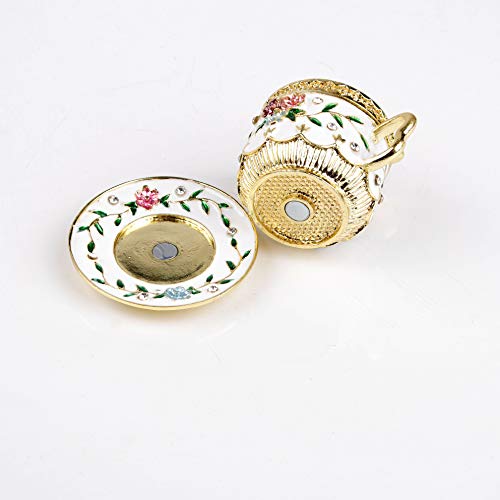 Sevenbees Coffee Cup Figurine Jewelry Box