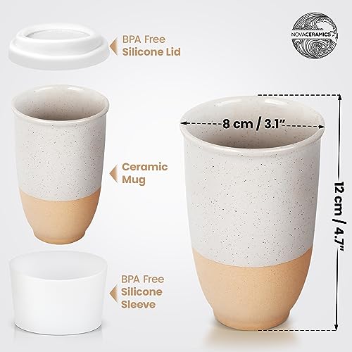 NOVA CERAMICS Dune Coffee Mugs and Tea Cups