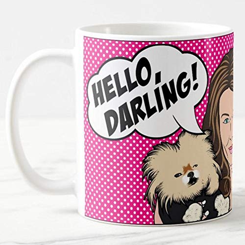 LeeHoomKok - Real Housewives Of Beverly Hills Lisa Vanderpump Inspired Coffee Mug, Reality TV Pop Culture, 11oz Ceramic Coffee Novelty Mug/Tea Cup