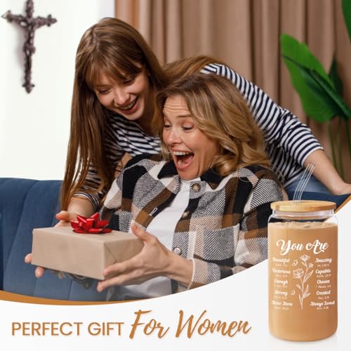 Inspirational 16 Oz Christian Can Glass Mug