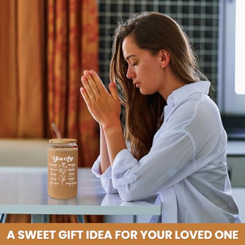 Inspirational 16 Oz Christian Can Glass Mug