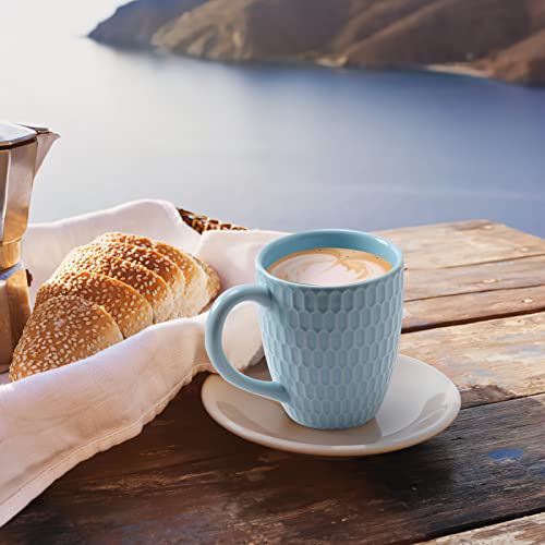 Schliersee 12 OZ Colorful Ceramic Mug Set