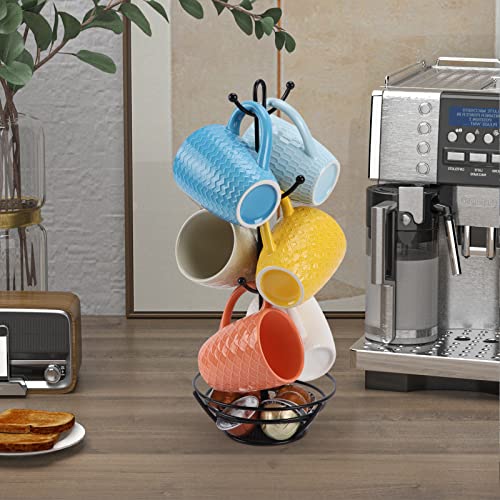 Schliersee 12 OZ Colorful Ceramic Mug Set