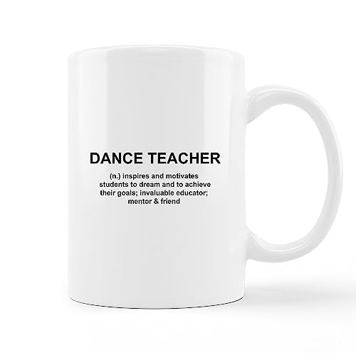 Dance Teacher Definition Minimalist Ceramic Coffee Mug