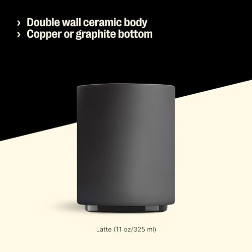 Fellow Monty Double Wall Latte Mug - Matte Black