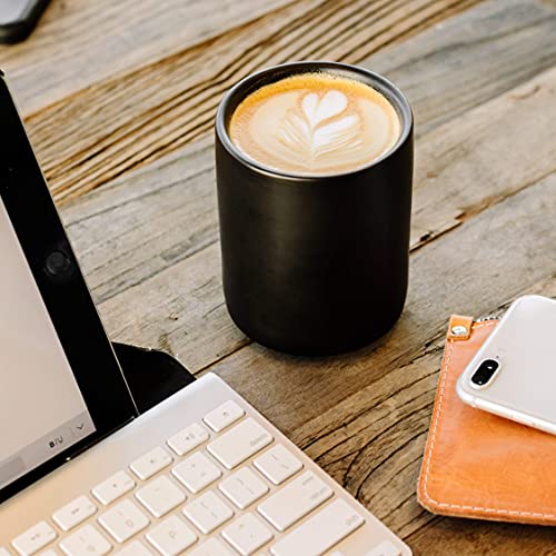 Fellow Monty Double Wall Latte Mug - Matte Black