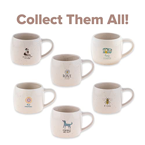 Karma Gifts Reese Ceramic Mug - 16-Ounce Coffee Cup - Cute Mugs for Women and Men - Bee