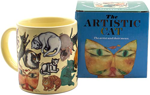 Famous Artistic Cat Mug - Cats from Art History, 12 oz