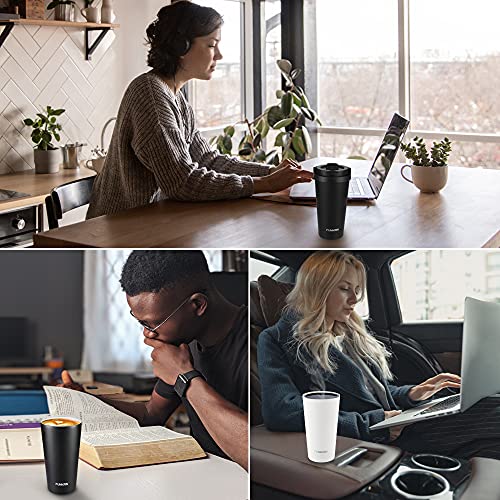 Funkrin Insulated 16oz Coffee Mug with Handle