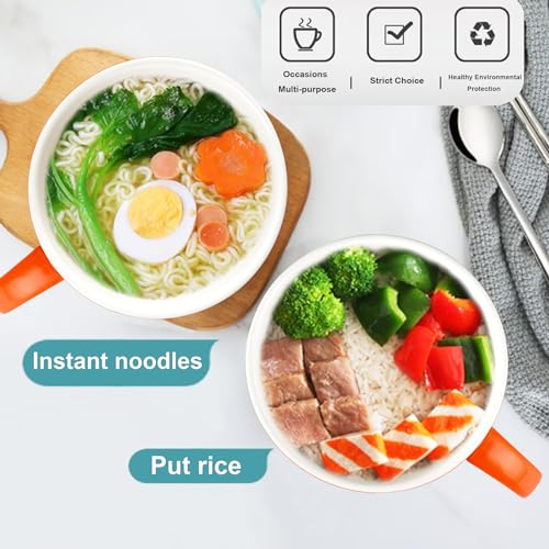 Oversized Minimalist Orange Ceramic Coffee Mug